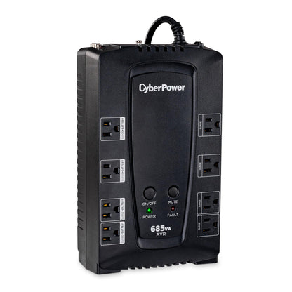 CyberPower CP685AVRG AVR UPS Battery Backup and Surge Protector, 685VA/390W, 8 Outlets, Compact, UL Certified