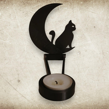 2024 New Tealight Shadow Caster, Halloween Tea Light Holder, Witch Halloween Tealight Shadow Caster, Demon Halloween Tealight Shadow Caster for Home Party Scary Candle Stands Table Decor