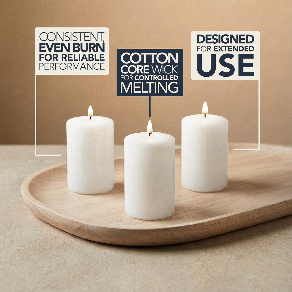 Royal Imports White Votive Candles Unscented Candles for Wedding Centerpieces Pack of 144 Dripless Wax for Parties, Aromatherapy, Devotional, Home Décor, Spas & Holiday Gifts