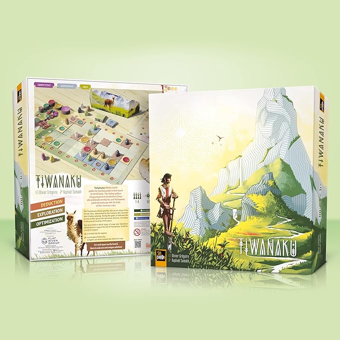 Sit Down! Tiwanaku - Sit Down! Strategy Board Game Deduction Exploration Optimization Pachamama Mother Earth Wheel Play Solo Mode Or with Up to 4 Players 30-60 Minute Play Time for Ages 14+