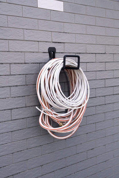 Sageme Hose Hanger, Heavy Duty Metal Hose Holder Wall Mount, Hook for Garden Hose/Expandable Hose/Hose Reel/Water Hose/Pocket Hose/Flexable Hose/Magic Hose 100 Ft