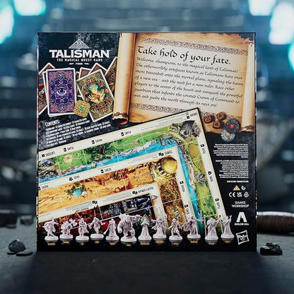 Avalon Hill Talisman: The Magical Quest Board Game 5th Edition | Fantasy Tabletop Adventure Games | Ages 12 and Up | 2 to 6 Players | Roleplaying Strategy Games