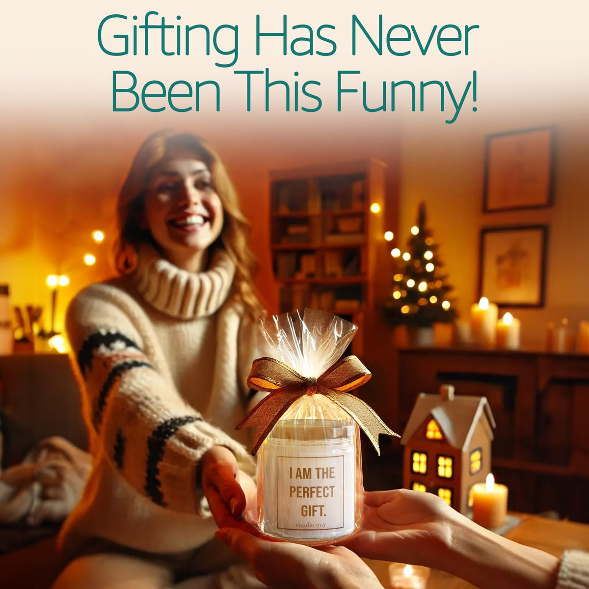 candle guy Scented Candle | Merry Christmas. You Filthy Animal. | Hand Poured 100% Soy Wax | 70 Hours Burn Time
