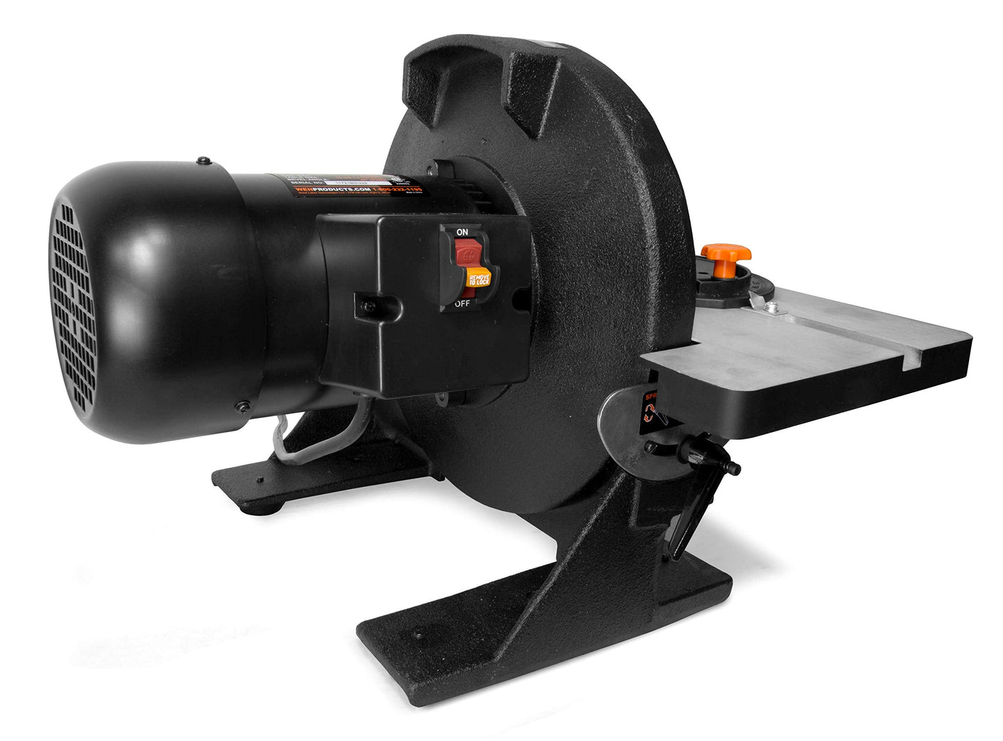 WEN 65812 12-Inch Benchtop Disc Sander with Miter Gauge and Dust Collection System