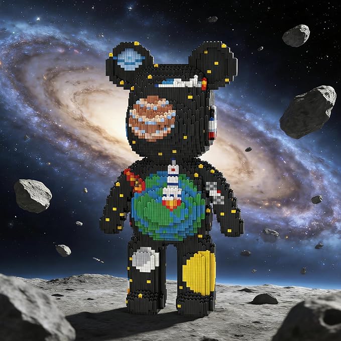 Space Bear Building Blocks (5800 PCS) Creative Animal Brick Set for Kids &amp Adults Micro Building Blocks Teddy Blocks Children Toys for Christmas Halloween Anniversary