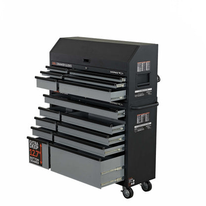 52 in. 15-Drawer Tool Chest and Rolling Cabinet Combo