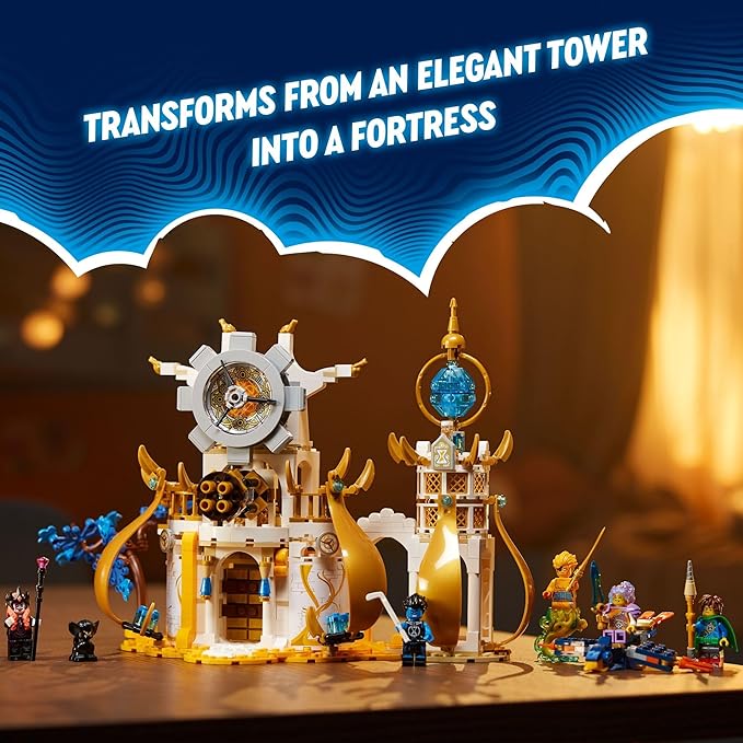 LEGO DREAMZzz The Sandman’s Tower Kids’ Castle Toy Playset with Toy Spider and Bird Fantasy Gift for Girls and Boys Aged 9 and Up 71477