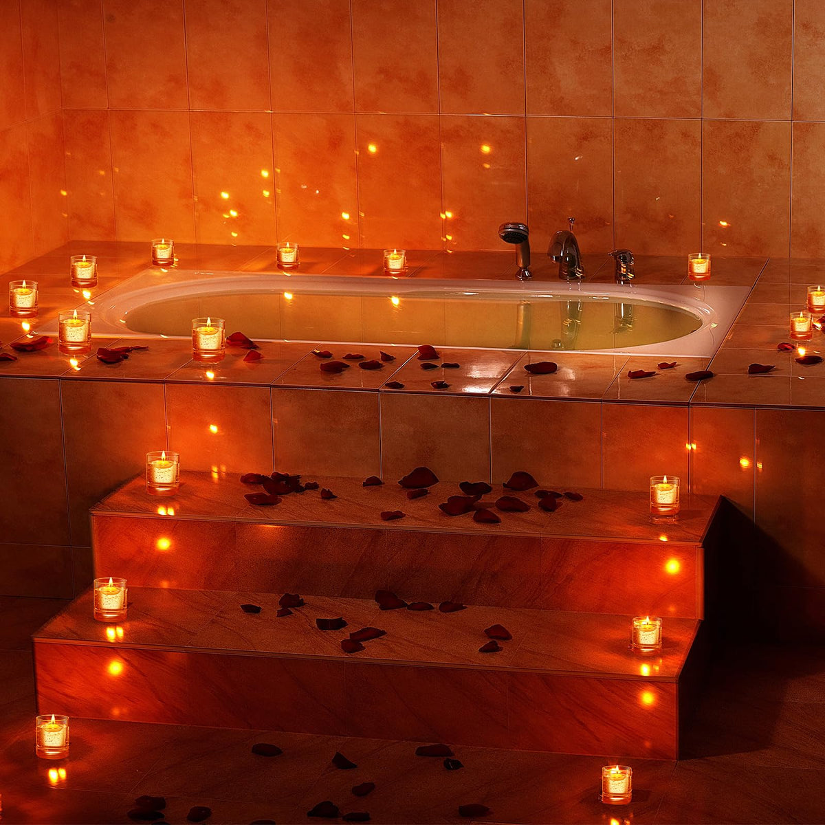 50 Pieces 1.5 Inch Unscented Floating Candles for Centerpieces Votive Floating Candles for Wedding Party Pool Spa Bathtub Dinner(White)