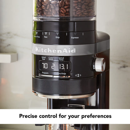 KitchenAid Burr Coffee Grinder, KCG8433, Onyx Black