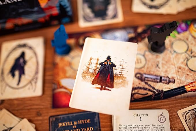 Jekyll &amp Hyde vs. Scotland Yard by 25th Century Games – Cooperative Trick Taking Board &amp Card Game for Two Players – Story Based Gameplay – for Ages 10+ &amp 20 Min Playtime