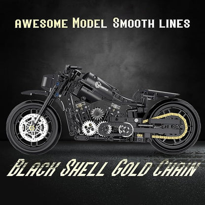 1:8 Motorcycle Building Set for Adults Building Blocks for Adults Collectible Toy for 14 15 16+ Years Old Boys Teenage Boys Gifts on Birthday(579PCS)