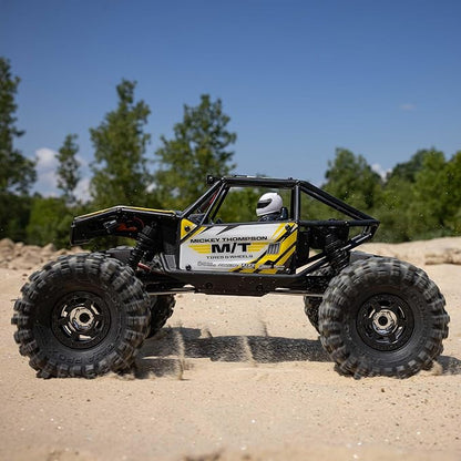 Axial RC Truck UTB18 Capra 4WS 1/18th 4x4 RTR (Comes with Everything Needed to Run) Yellow AXI-1750T2