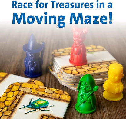 Ravensburger Labyrinth Board Game - A Strategic Maze Challenge for Family Nights - Find Treasures &amp Block Opponents - MESH Accredited - Great Birthday Gift - 2-4 Players - Kids Ages 7-10 and Older