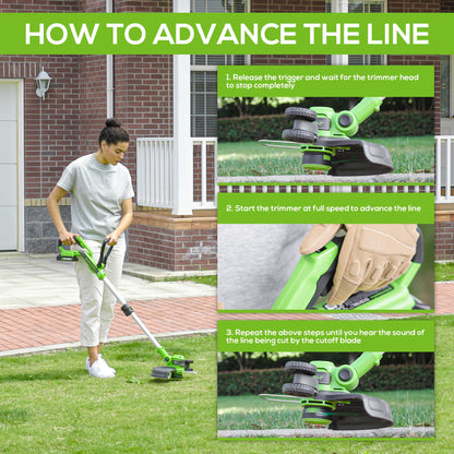 Greenworks 40V 13-Inch Cordless String Trimmer / Edger (Gen 2), Battery and Charger Not Included
