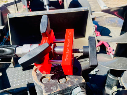 1/2" ISO 16028 Flat Face Skid Steer Female Hydraulic Quick Coupler Pressure Decompression Relief Release Tool by Tractor Relief Tool™