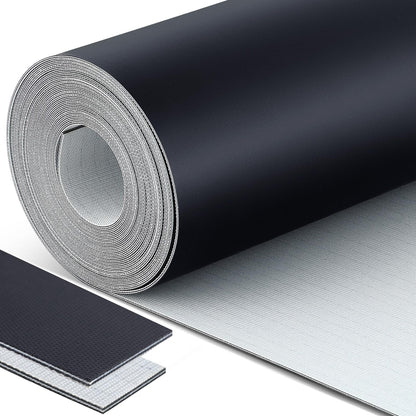 Lounsweer 12 Inch Wide 25 Foot Length Black Conveyor Belt Material PVC 120 Cover One Side Conveyor Belt Extra Long Fiber Fabric Bottom Layer Industrial Drive Polyester Repair Conveying Belts