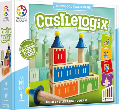 smart games - Castle Logix Preschool Puzzle Game with 48 Challenges 3+ Years