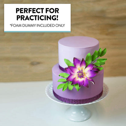 Global Sugar Art Cake Dummy Square, 10 x 10 x 4 Inches (Multiple Sizes Avail)