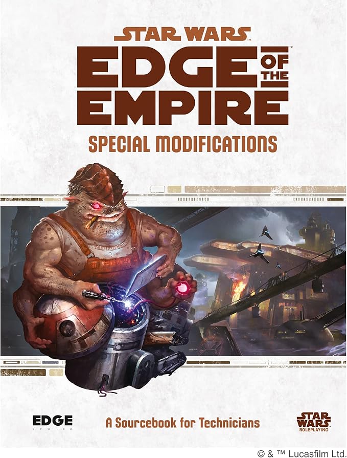Asmodee Star Wars Edge of The Empire Special Modifications SOURCEBOOK | Roleplaying Game | Strategy Game for Adults and Kids | Ages 10+ | 3-5 Players | Avg. Playtime 1 Hour | Made by Edge Studio