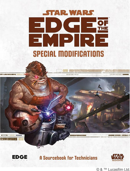 Asmodee Star Wars Edge of The Empire Special Modifications SOURCEBOOK | Roleplaying Game | Strategy Game for Adults and Kids | Ages 10+ | 3-5 Players | Avg. Playtime 1 Hour | Made by Edge Studio