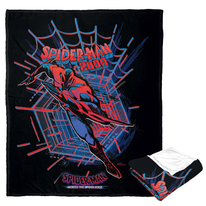 Northwest Spider-Man Silk Touch Throw Blanket, 50" x 60", Spiderman 2099
