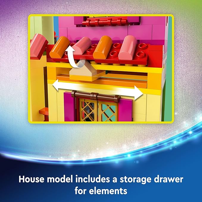 LEGO Disney Encanto The Magical Madrigal House Toy Building Playset for Kids Mirabel Princess Doll Figure Disney Toy for Girls and Boys Ages 7 and Up Fun Construction Encanto Set 43245
