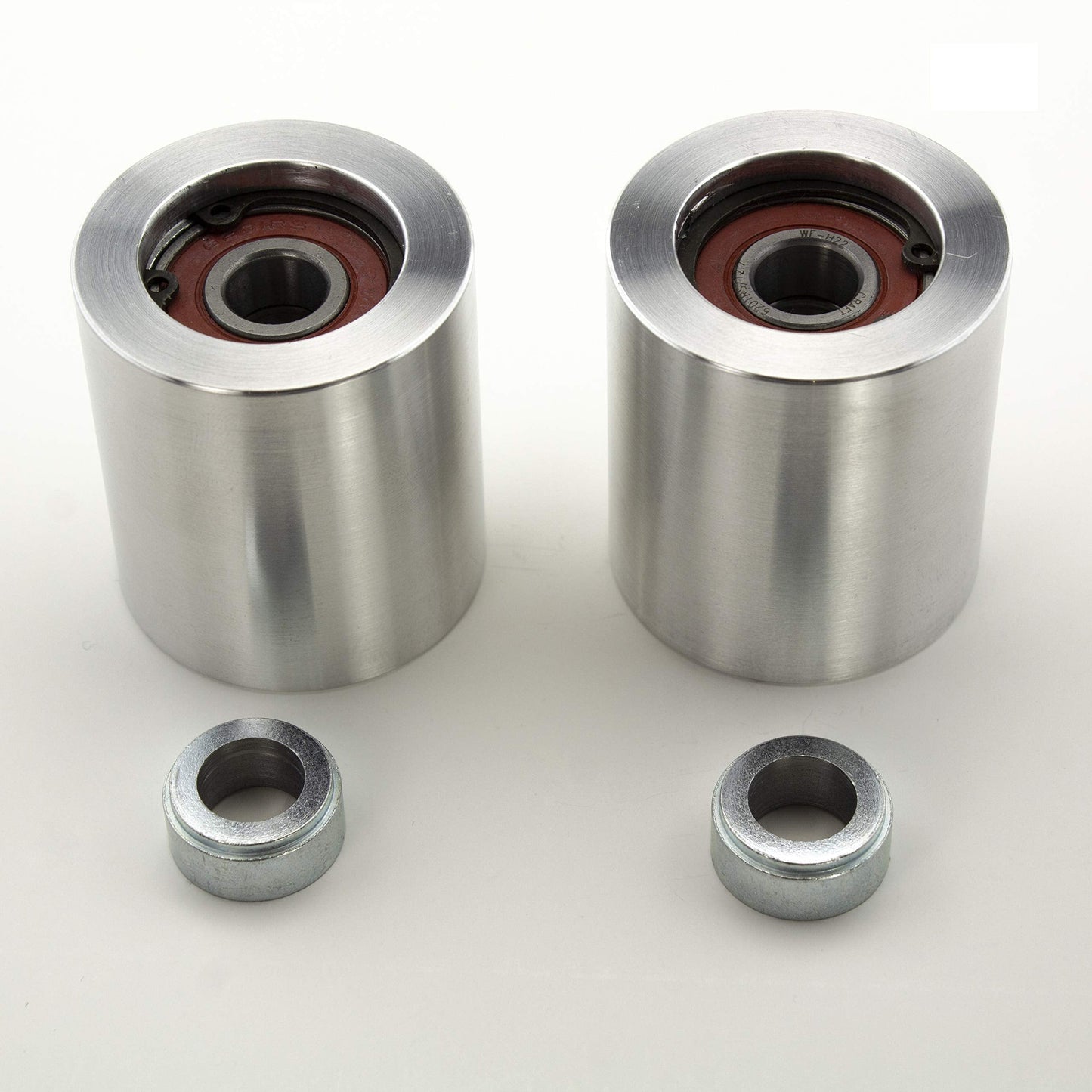 Belt Grinder 2x72 wheel set knife grinder 5" Drive 5/8" bore 4" track 2" Idler (5" 5/8-4" - 2")