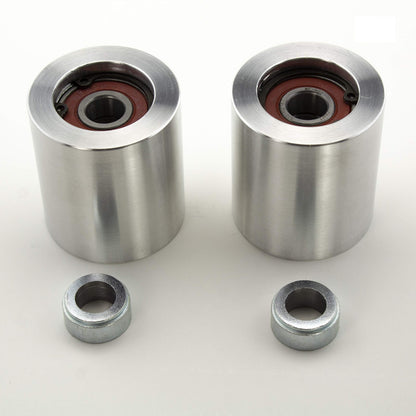 Belt Grinder 2x72 wheel set knife grinder 5" Drive 5/8" bore 4" track 2" Idler (5" 5/8-4" - 2")