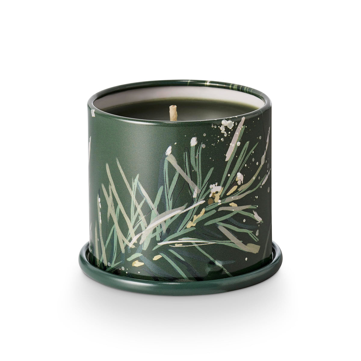 Illume Demi Vanity Tin Candle, Balsam & Cedar, Signature 3 oz.