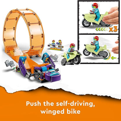 Lego City Stuntz Smashing Chimpanzee Stunt Loop 60338 Building Toy Set for Boys Girls and Kids Ages 7+ (226 Pieces)