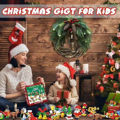 Building Toys 12 Pack - 6-in-1 Mini Blocks Christmas Set | 300 Pieces for Kids Ages 6-12