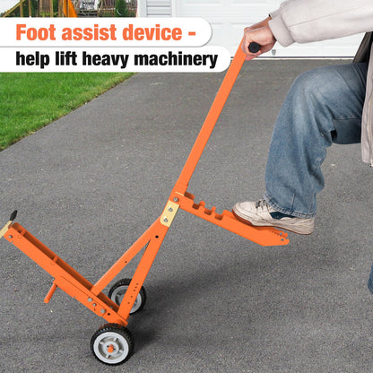 Heavy-Duty Commercial or Push Mower Jack, Lawn Mower Lift and Zero Turn Mower Lift that Lift Up to 800 lbs, for the Zero Turn Mower and Lawn Mower, Safer Blade Change, Foldable & Portable