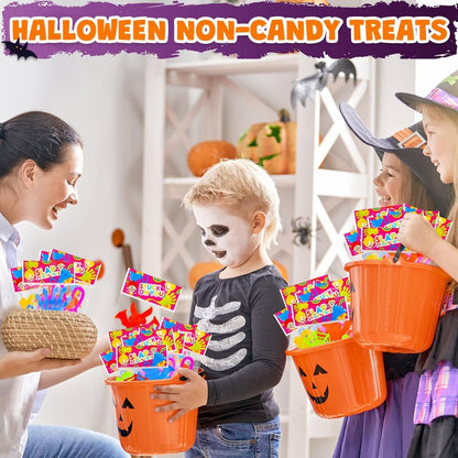 Halloween Treat Non Candy for Kids 28 PCS, Sticky Hands Toys Gifts Prizes for Toddlers, Halloween Goody Bag Bucket Pinata Stuffer Fillers,Birthday Preschool Party Favor Supplies Trinket for Boys Girls