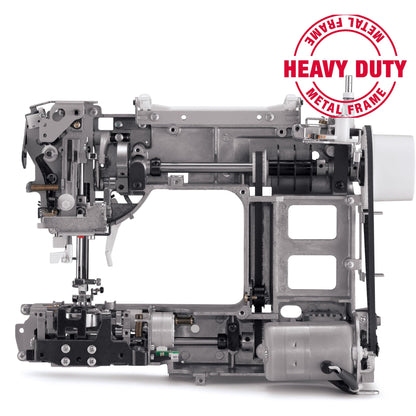 SINGER® Heavy Duty 4411 (Grey) High Speed Sewing Machine + Accessories | 11 Built-In Stitches Deliver 69 Stitch Applications | 50% More Power, 1100 Stitches/Min | Metal Frame, 4-Step Buttonhole