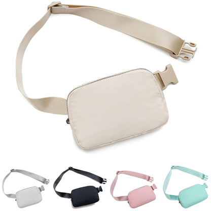 Belt Bag Waist Pack Bum Bag Crossbody Fanny Pack for Women and Men with Adjustable Strap Small Waist Pouch for Travel Workout Running Hiking