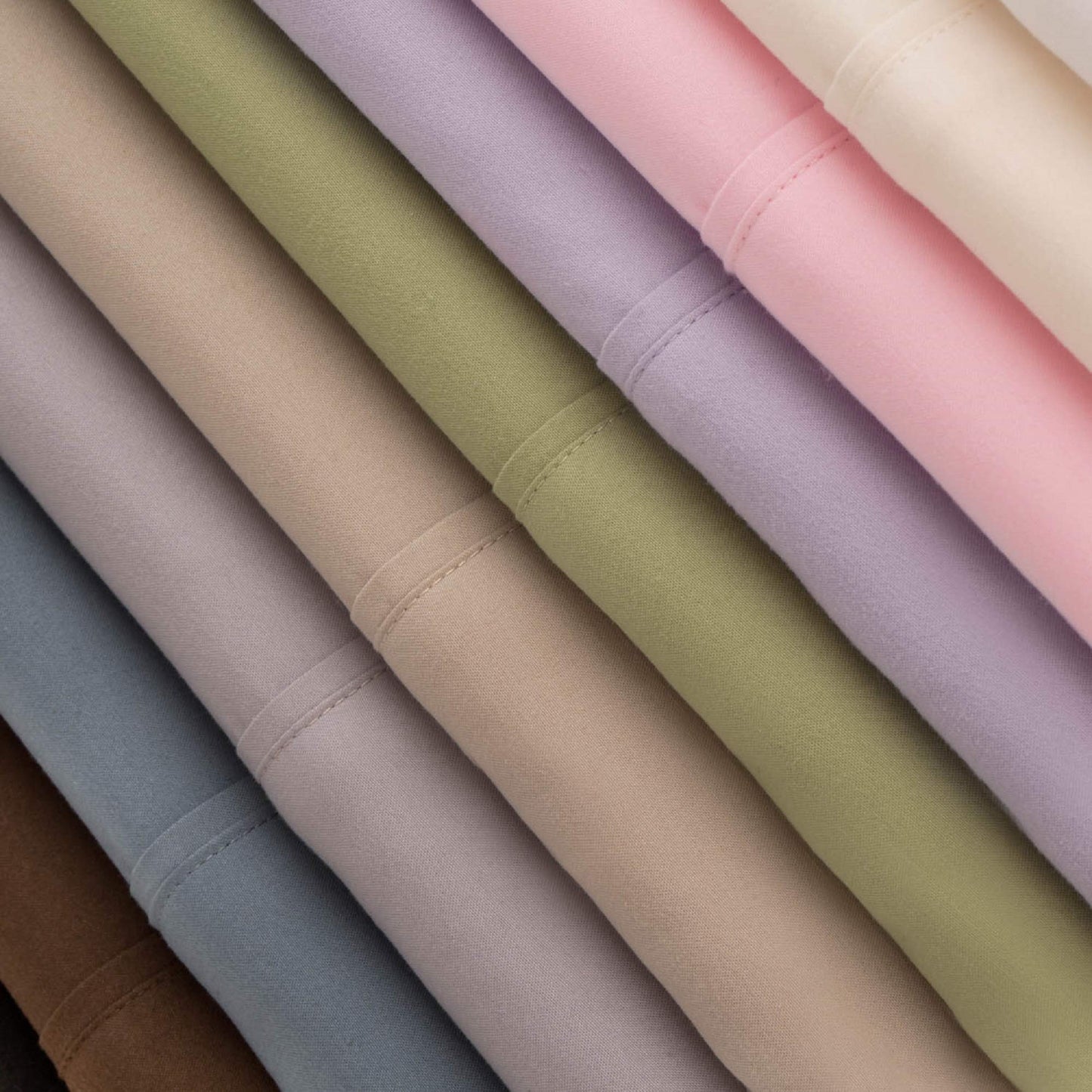 MALOUF Double Brushed Microfiber Super Soft Luxury Bed Sheet Set - Wrinkle Resistant - King Size - Pacific