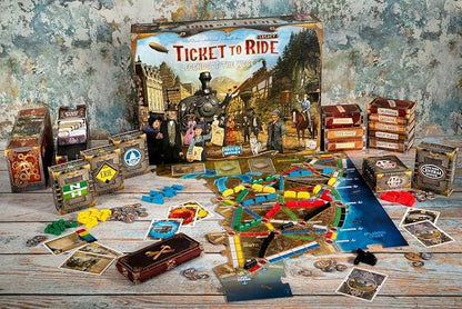 Asmodee Ticket to Ride Legacy: Legends of The West Board Game - The Ultimate Train Adventure! Strategy Game Family Game for Kids &amp Adults Ages 10+ 2-5 Players 20-90 Min Playtime