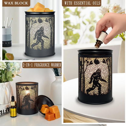 scentsy Wax Warmer for Scented Wax melt Warmer Wax Melter for Candle Making lamp Candle Warmer Plate Oil Burner for Home Decor and Gifts for Holiday （Bigfoot/Mythological Animal）…