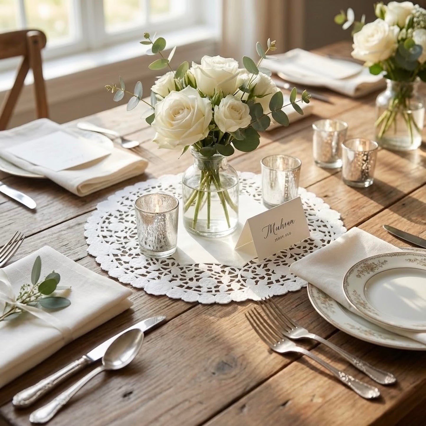 The Baker Celebrations White Paper Lace Doilies, Round, 10-inch, 100 Count