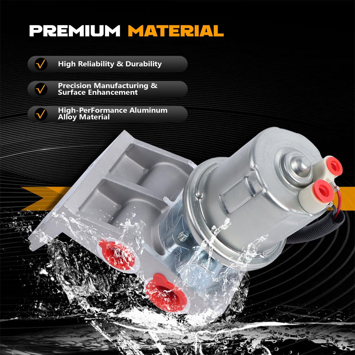 Direct Replacement Fuel Transfer Lift Pump Compatible with Cummins 8.3L ISC C-Series ISL 12V Diesel Engine OE Numbers 5362271 4935007 3990071 3939894 3949085 3949093