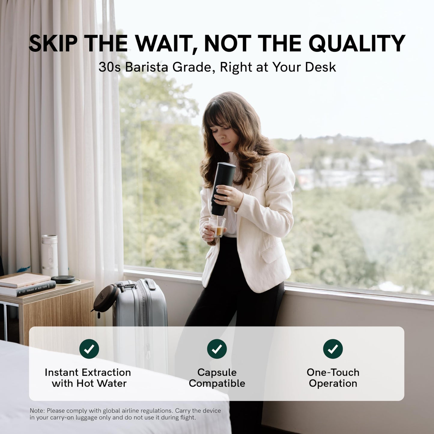 OutIn Nano Complete set Portable Espresso Machine with Double Shot Accessorries