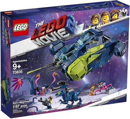 LEGO THE LEGO MOVIE 2 Rex’s Rexplorer! 70835 Building Kit Spaceship Toy with Dinosaur Figures 2019 (1172 Pieces)