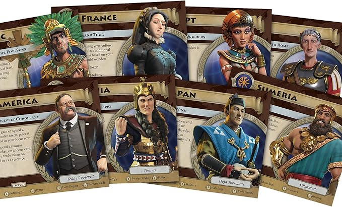 Asmodee Sid Meier's Civilization: A New Dawn Board Game - Rewrite History Your Way! Strategy Game for Kids &amp Adults  Ages 14+ 2-4 Players 1-2 Hour Playtime