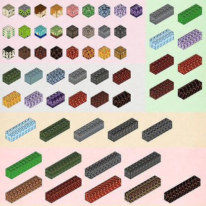 JIMI Building Blocks Set Premium Interlocking Blocks with Characters &amp Vivid Scenes - Creative Construction Toy for Kids 6+ &amp Builders STEM Learning Toy