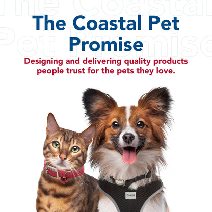 Coastal Pet Safari - Cat Self-Cleaning Slicker Brush - Cat Grooming Supplies