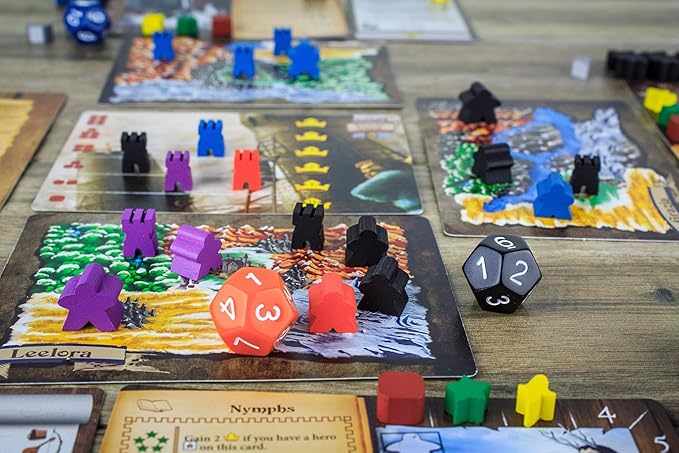 Tiny Epic Kingdoms – 4X Fantasy Strategy Board Game 2-5 Players Ages 14+ Portable Mini Game Series Retail Edition