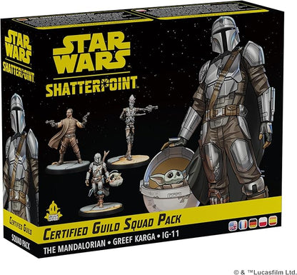 Star Wars Shatterpoint Certified Guild Squad Pack - Tabletop Miniatures Game Strategy Game for Kids and Adults Ages 14+ 2 Players 90 Minute Playtime Made by Atomic Mass Games