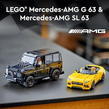 LEGO Speed Champions Mercedes-AMG G 63 &amp SL 63 Building Toys - Kids Pretend Play Toy Cars for Boys &amp Girls Ages 10+ Years - Gifts for Christmas - 76924