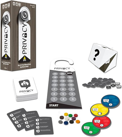 Privacy - Adult Party Game | 18+ Board Game | Fun Drinking Game to play with Friends | Reveal your friends secrets with the hilarious Privacy Card Game | Anonymously Answer NSFW Questions