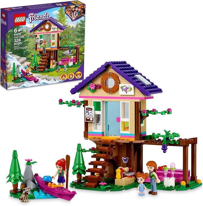 LEGO Friends Forest House 41679 Building Kit Forest Toy with a Tree House Great Gift for Kids Who Love Nature New 2021 (326 Pieces)